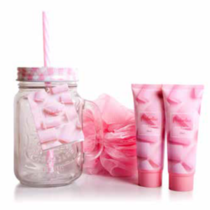 Bath Set Crystal Jar - Marshmallows Nr. POK.1548