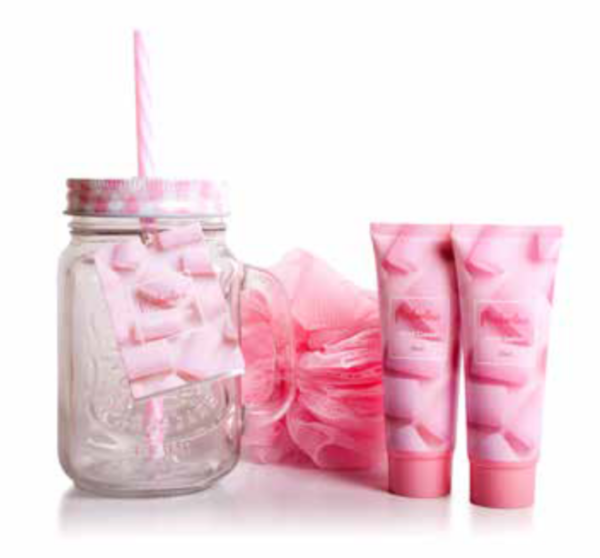 Bath Set Crystal Jar - Marshmallows Nr. POK.1548