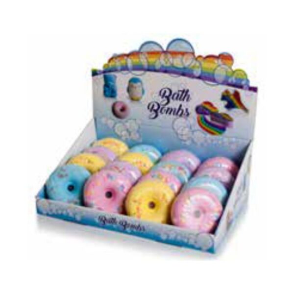 Display 16pcs - Bath Bombs Donuts Nr. 1707_